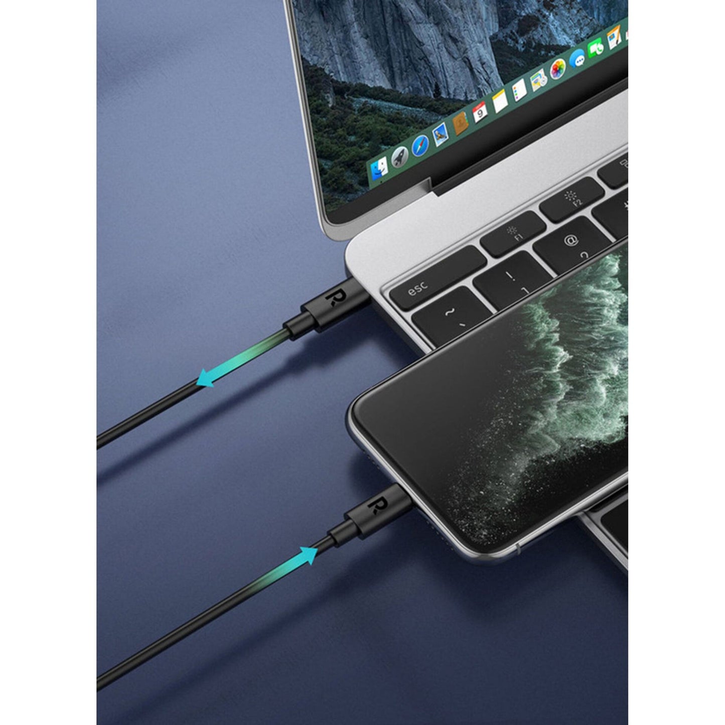 PD cable ( type-c to lightning connector ) 2m
