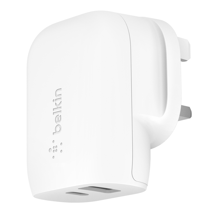 dual wall charger with PPS ( 37w) for samsung & apple & google