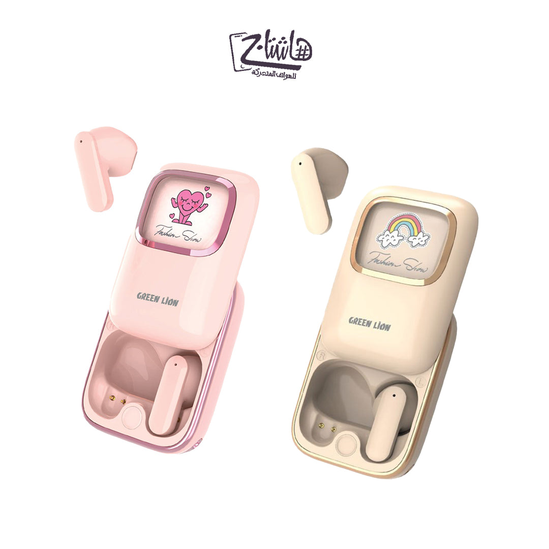 Green lion earbuds Kids Klips