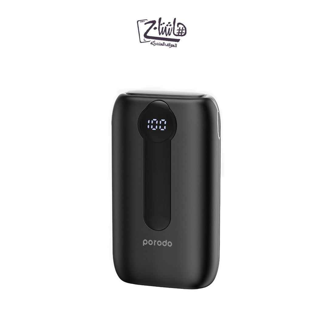 Porodo 10,000mAh / 4 Power Bank Station ( Lightning & Type-C Integrated Cables )