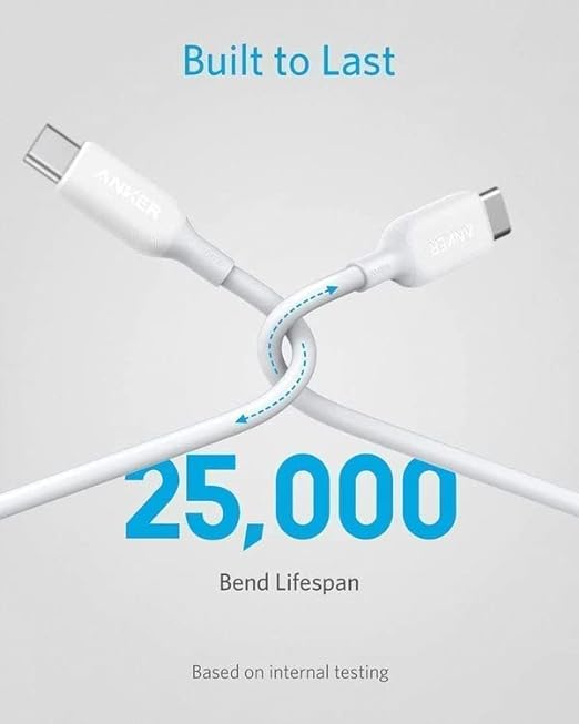 Anker power line 3 USB-C TO USB-C 2.0 100w CABLE 1.8m