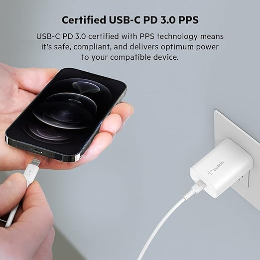 wall charger with PPS (25W) for samsung & apple