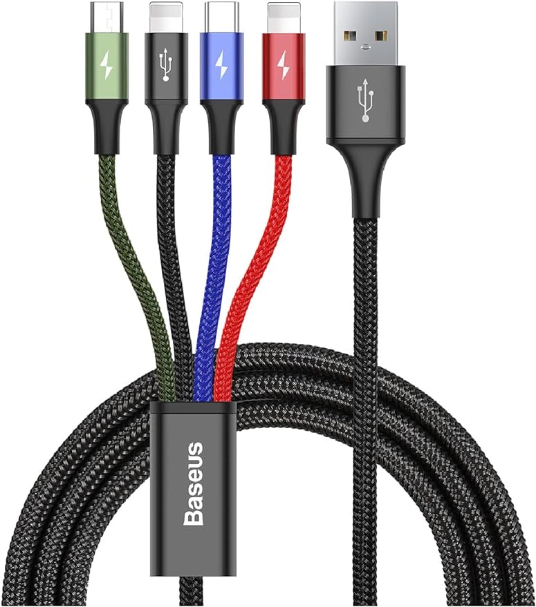 RAPID SERIES 4IN1 CABLE ( for  iphone + type-c + micro ) 3.5A