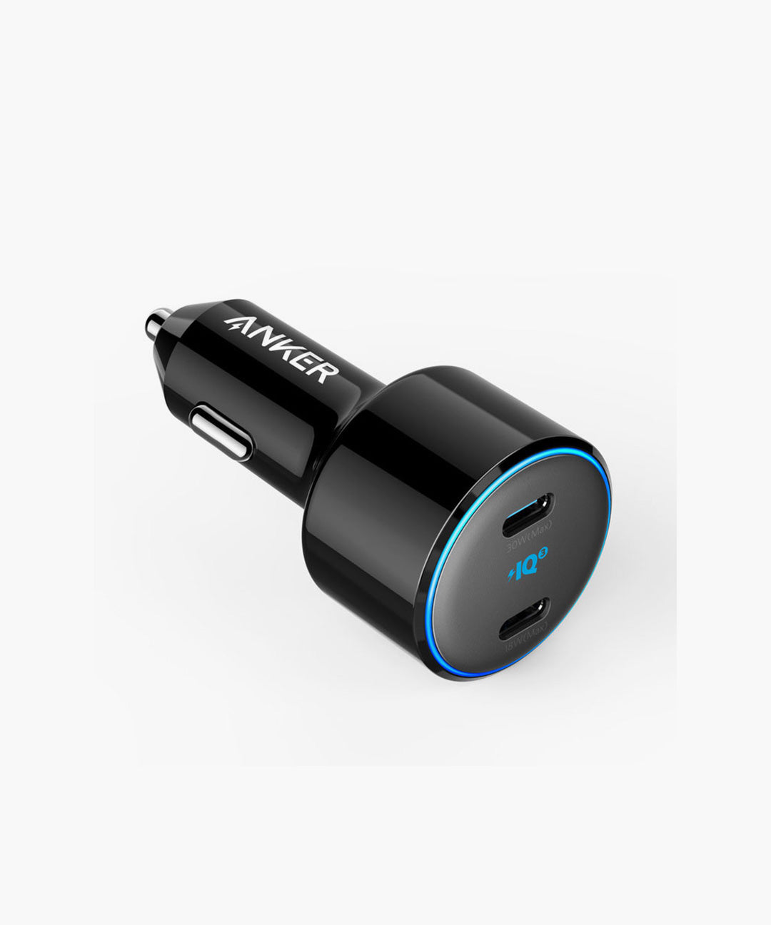 Anker PowerDrive+ III Duo 48W Car Charger with 2 USB-C PowerIQ 3.0 Ports – Black