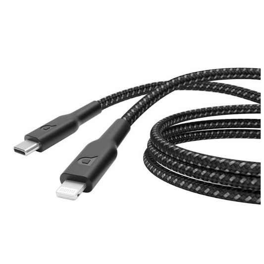 POWEROLOGY BRAIDED USB-C to LIGHTENING CABLE (60W) 2m