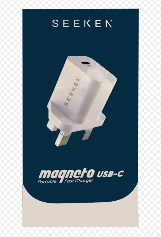 Magneto USB-C portable fast charger 18W ( with type-c to lightning cable )