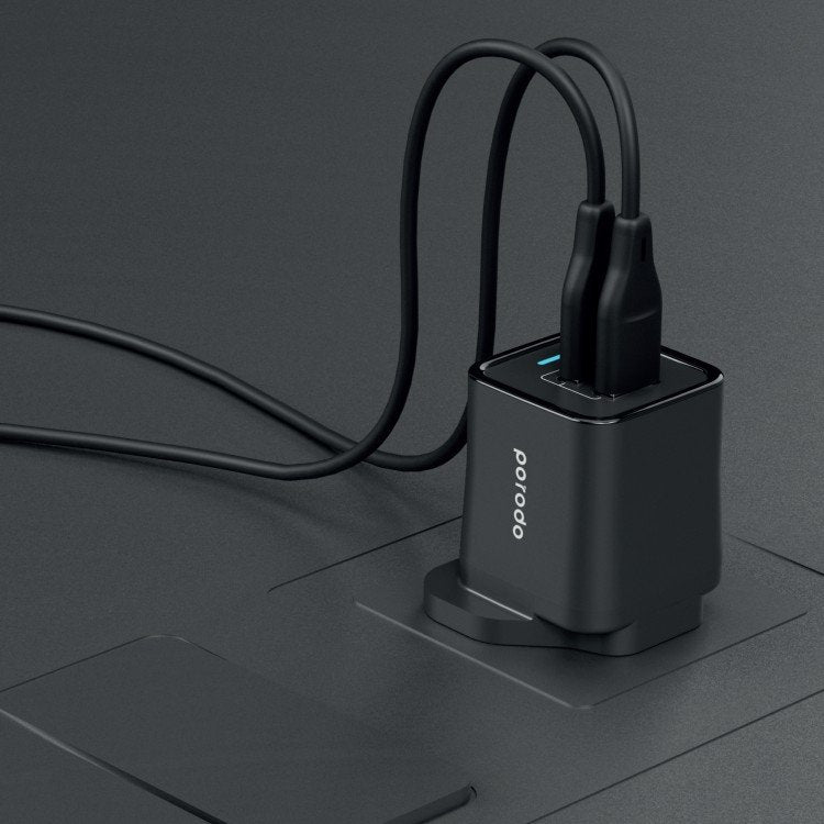 Dual port wall charger 2.4A ( type-c cable included )
