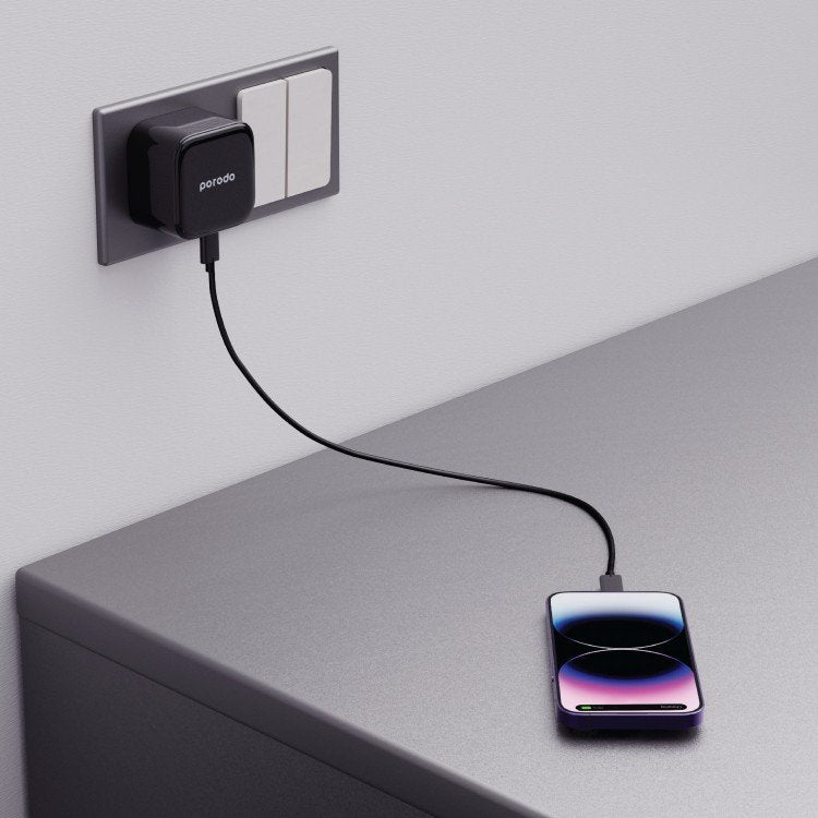 Super fast dual USB-C wall charger ( PD-35W) type-c to lightning cable included