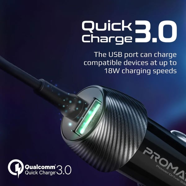 33W Power Delivery car charger for all USB-C chargeable devices