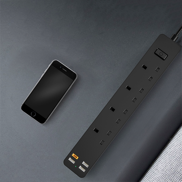 WiWU power strip ( 1 USB-C + 3 USB-A ) PD 20W