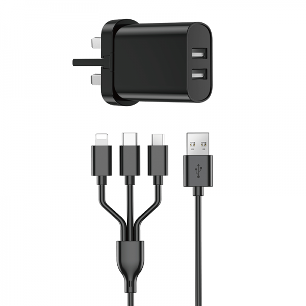 Quick fast charge +3in1 cables combo