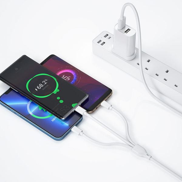 Quick fast charge +3in1 cables combo